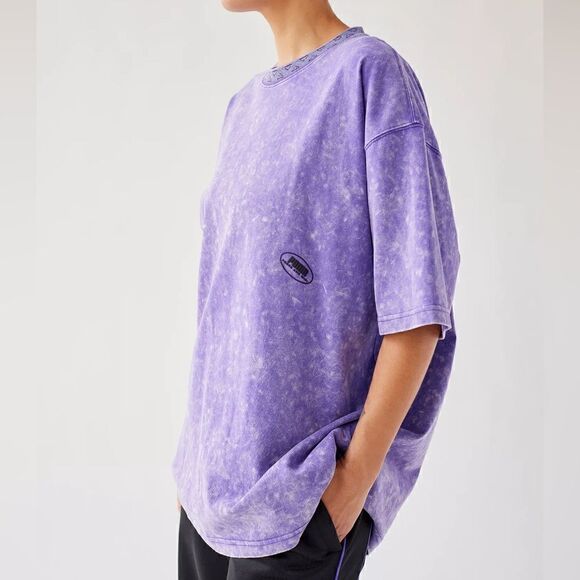 Urban Outfitters Puma X P.A.M AOP Printed Purple Tee Size Extra Small NWT - Picture 5 of 8